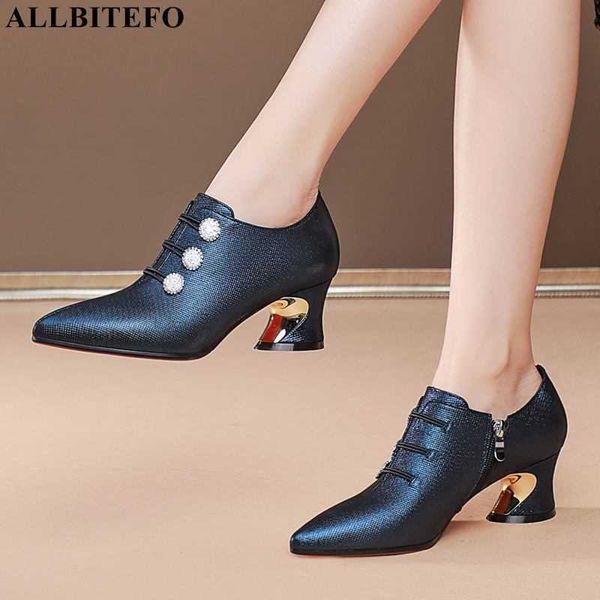 allbitefo size 34-42 comfortable sheepskin genuine leather high heels thick heel butterfly fashion women pumps high heel shoes 210611, Black
allbitefo size 34-42 comfortable sheepskin genuine leather high heels thick heel butterfly fashion women pumps high heel shoes 210611, Black
