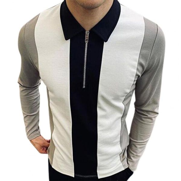 men's casual shirts 2021 luxury male men shirt short sleeve oversized loose zipper color matching vintage tees for autumn, White;black
men's casual shirts 2021 luxury male men shirt short sleeve oversized loose zipper color matching vintage tees for autumn, White;black