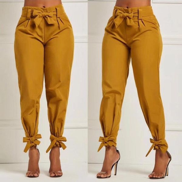 women's pants & capris bow tie women high waist casual pant with belt european style female loose ruffles bottom, Black;white
women's pants & capris bow tie women high waist casual pant with belt european style female loose ruffles bottom, Black;white