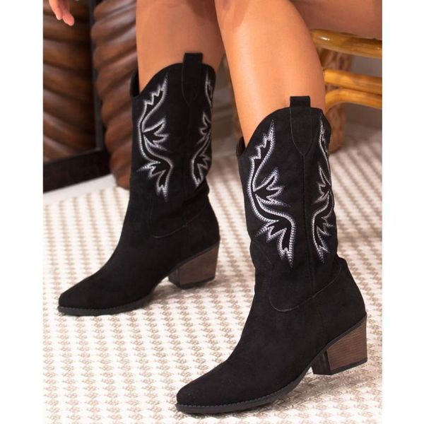 boots black color pu suede leather season autmn winter fashion stylish western slip-on female women lady
boots black color pu suede leather season autmn winter fashion stylish western slip-on female women lady