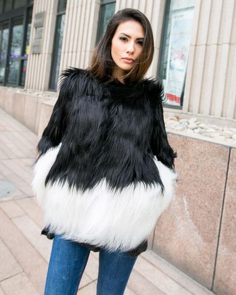 women's fur & faux autumn and winter ladies mid-length coat european american fashion wholesale warm long hair, Black
women's fur & faux autumn and winter ladies mid-length coat european american fashion wholesale warm long hair, Black