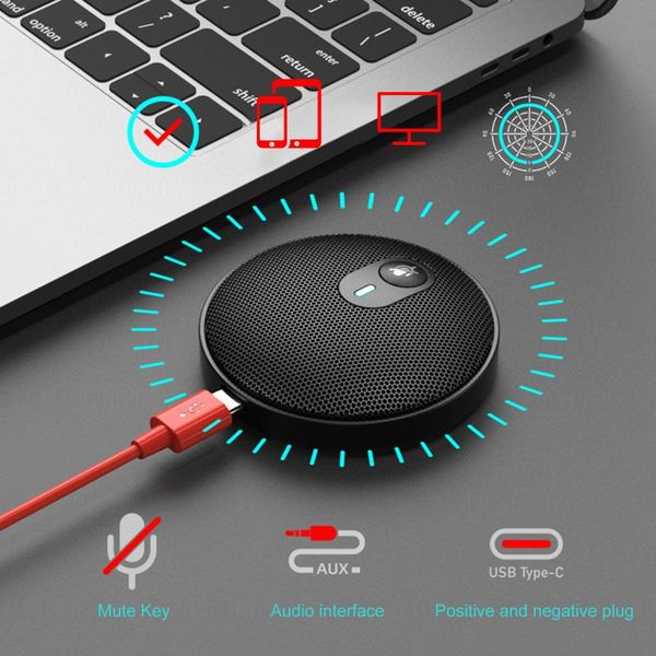 microphones usb omni-directional condenser microphone for meeting business conference desklappc voice chat video game live broadcast
microphones usb omni-directional condenser microphone for meeting business conference desklappc voice chat video game live broadcast