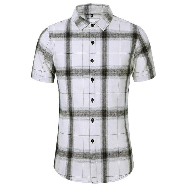 plaid shirt for men casual short plus size male fashion wild party dress blouse mens summer arrival black white men's shirts, White;black
plaid shirt for men casual short plus size male fashion wild party dress blouse mens summer arrival black white men's shirts, White;black
