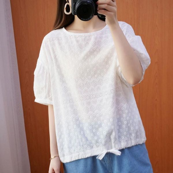 women's t-shirt women white casual t-shirts arrival 2021 summer simple style o-neck embroidery loose comfortable female tees s3636
women's t-shirt women white casual t-shirts arrival 2021 summer simple style o-neck embroidery loose comfortable female tees s3636