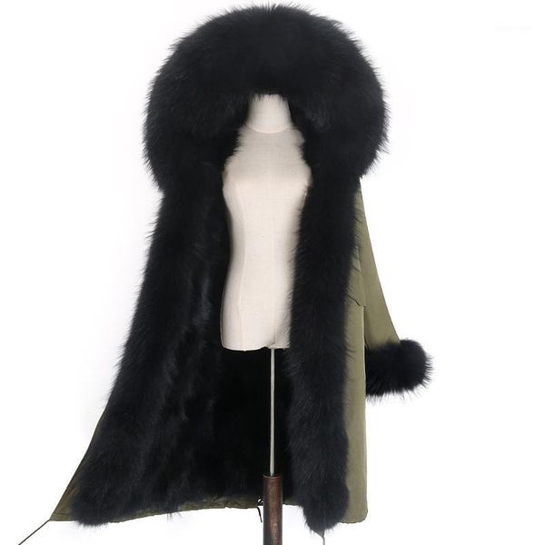 women's fur & faux waterproof long parka winter jacket women real coat natural collar hood thick warm streetwear detachable 2021, Black
women's fur & faux waterproof long parka winter jacket women real coat natural collar hood thick warm streetwear detachable 2021, Black
