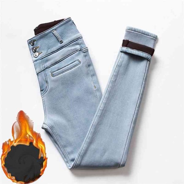 high waist thickened elastic skinny denim pencil pants women basic mom ladies slim jeans winter warm tall women clothing female 210322, Blue
high waist thickened elastic skinny denim pencil pants women basic mom ladies slim jeans winter warm tall women clothing female 210322, Blue