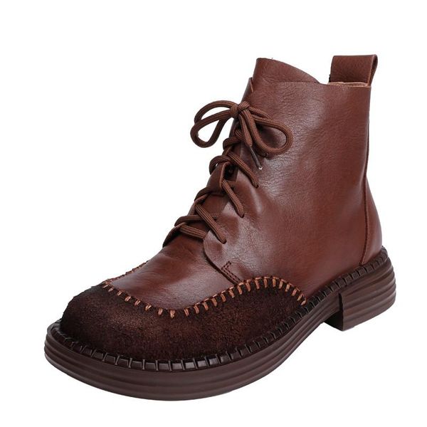 boots retro woven lace-up platform women genuine leather zipperthick heel soft sole swing ankle for woman shoes, Black
boots retro woven lace-up platform women genuine leather zipperthick heel soft sole swing ankle for woman shoes, Black