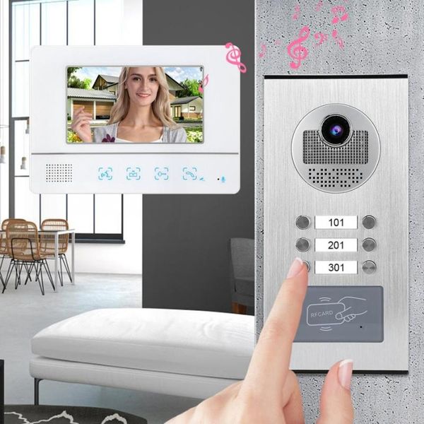 other door hardware 7in tft 3 monitors smart video doorbell ir-cut intercom doorphone 100-240v bell access system
other door hardware 7in tft 3 monitors smart video doorbell ir-cut intercom doorphone 100-240v bell access system