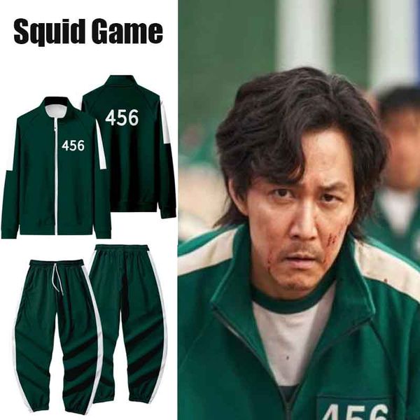 squid game same style suit women zipper tracksuit men outdoor clothes man casual coat pant fashion new 2021, White
squid game same style suit women zipper tracksuit men outdoor clothes man casual coat pant fashion new 2021, White