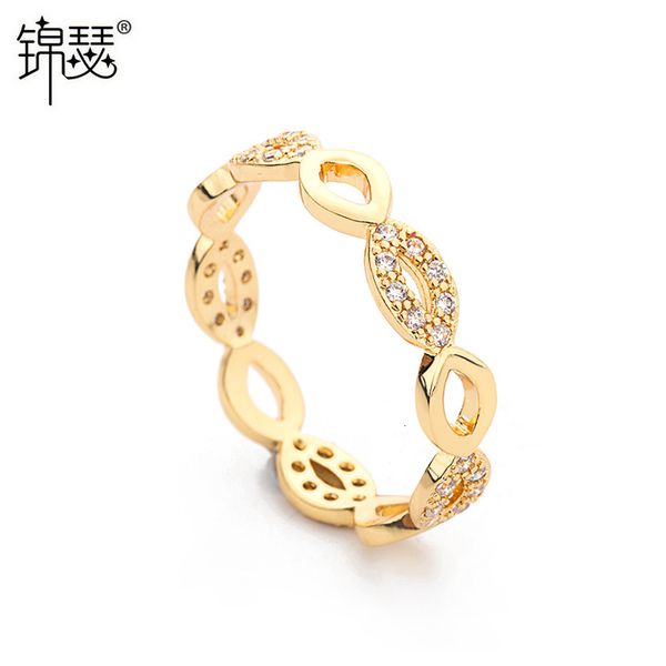 925 sterling silverboutique zirconium diamond ring jinghong one side copper inlaid 3a zircon simple fashion jewelry, Golden;silver
925 sterling silverboutique zirconium diamond ring jinghong one side copper inlaid 3a zircon simple fashion jewelry, Golden;silver