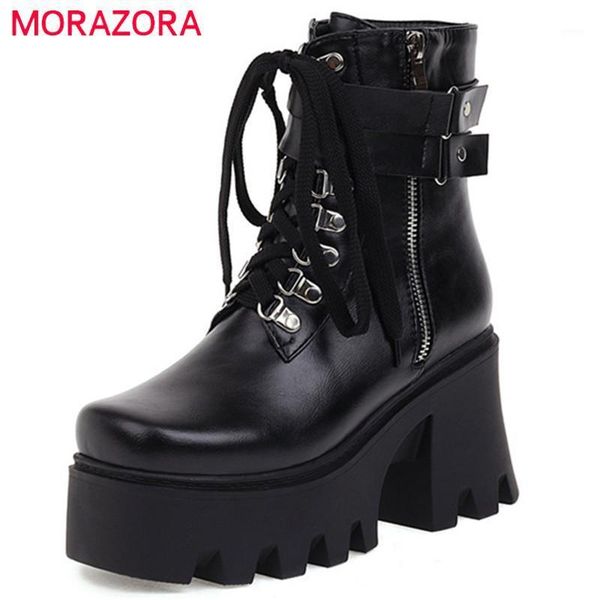 boots morazora 2021 big size 46 gladiator shoes women high heels platform european style punk casual ankle1, Black
boots morazora 2021 big size 46 gladiator shoes women high heels platform european style punk casual ankle1, Black