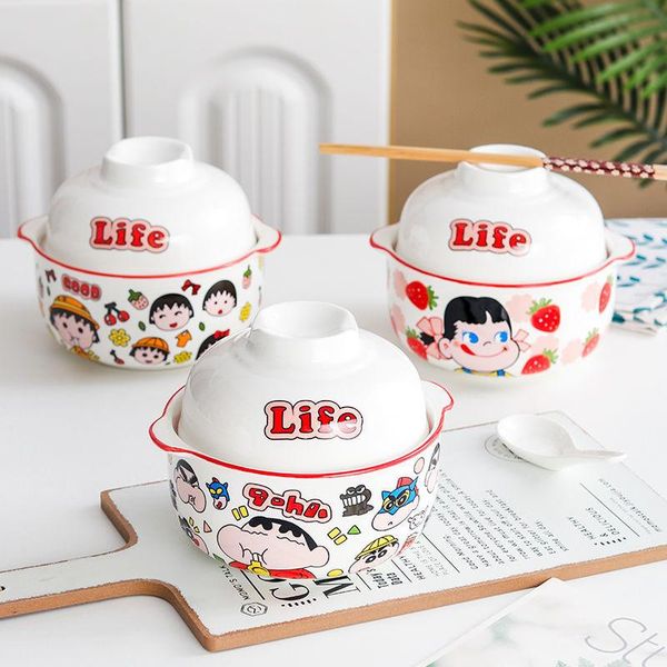 bowls 650ml noodle bowl with lid cartoon shins marukos creative spoon ceramics instant room student kid large japanese lunch box set
bowls 650ml noodle bowl with lid cartoon shins marukos creative spoon ceramics instant room student kid large japanese lunch box set