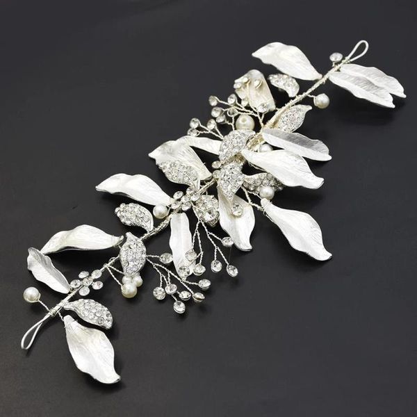 Hair Clips & Barrettes Wedding Accessories Exquisite Flower Leaf Headband Crystal Pearls Tiara And Crown Handmade Bridal Headpiece Jewelry, Golden;silver
Hair Clips & Barrettes Wedding Accessories Exquisite Flower Leaf Headband Crystal Pearls Tiara And Crown Handmade Bridal Headpiece Jewelry, Golden;silver