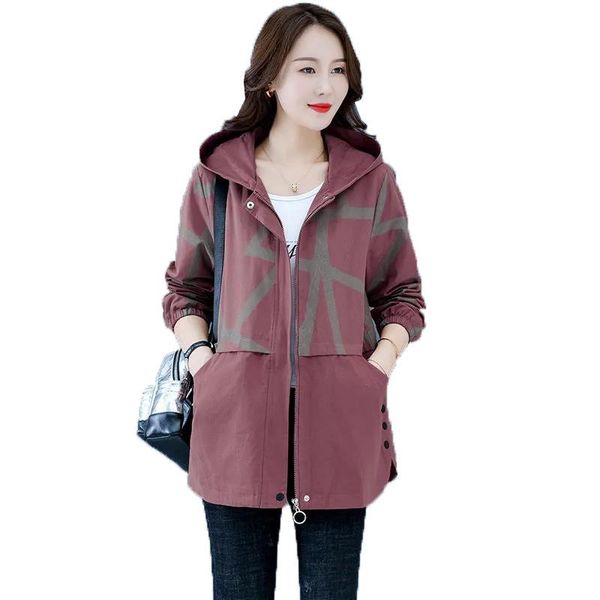women's trench coats mother spring autumn jacket hooded coat mid-length 2021 zipper windbreaker plus size 5xl outwear female, Tan;black
women's trench coats mother spring autumn jacket hooded coat mid-length 2021 zipper windbreaker plus size 5xl outwear female, Tan;black