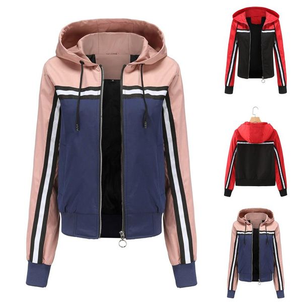 women's jackets women casual patchwork drawstring hooded jacket autumn winter loose zipper long sleeves outerwear female clothes#fs, Black;brown
women's jackets women casual patchwork drawstring hooded jacket autumn winter loose zipper long sleeves outerwear female clothes#fs, Black;brown