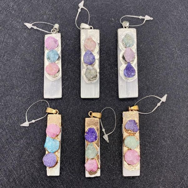 charms wholesale a variety of colorful rectangular shape pendant crystals for jewelry making diy handmade accessories beaded decoration, Bronze;silver
charms wholesale a variety of colorful rectangular shape pendant crystals for jewelry making diy handmade accessories beaded decoration, Bronze;silver