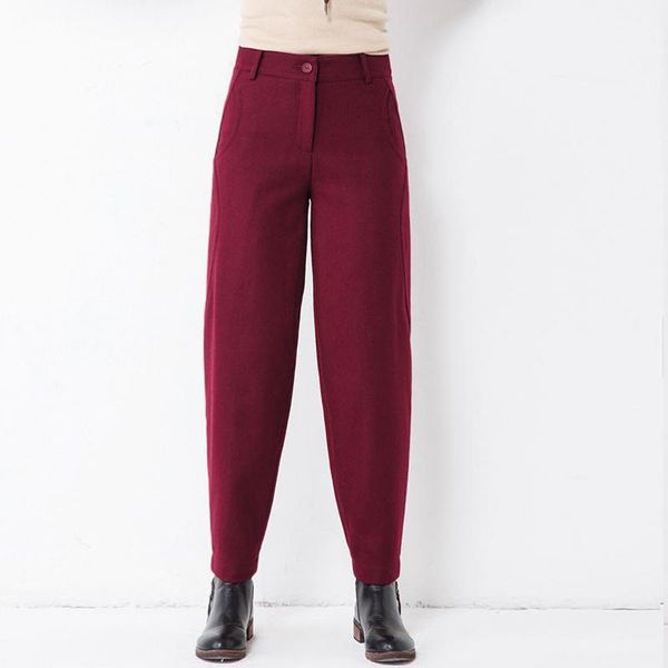 women's pants & capris shuchan 60% woolen trousers for women warmed casual ankle-length regular high waist winter 2021, Black;white
women's pants & capris shuchan 60% woolen trousers for women warmed casual ankle-length regular high waist winter 2021, Black;white