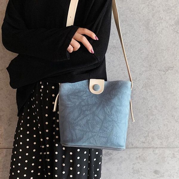 shoulder bags pu leather bucket bag women's fashion ladies small leisure for female simple solid color crossbody pakage
shoulder bags pu leather bucket bag women's fashion ladies small leisure for female simple solid color crossbody pakage
