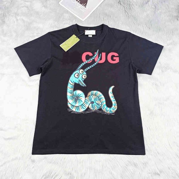 summer tide three eyed printed t-shirt loose and fashionable men's women's short sleeves, White
summer tide three eyed printed t-shirt loose and fashionable men's women's short sleeves, White
