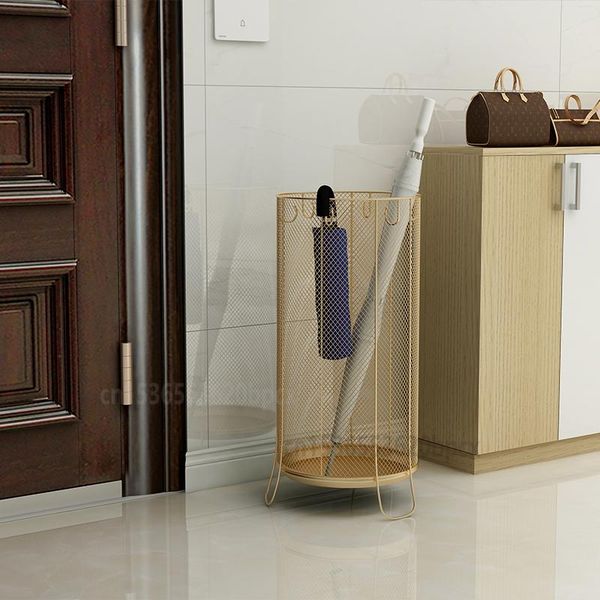 hooks & rails nordic el metal umbrella storage rack holder home barrel iron art fo commercial