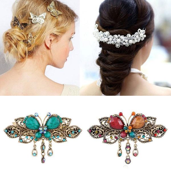 wedding bride crystal rhinestone hair accessories shining metal butterflies hairpins barrette clamps for girls headwear decor1
wedding bride crystal rhinestone hair accessories shining metal butterflies hairpins barrette clamps for girls headwear decor1