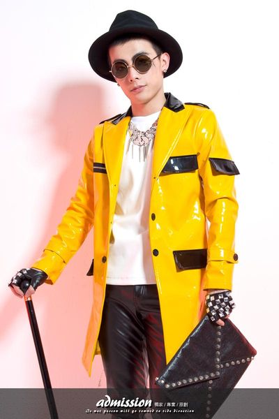 men's fur & faux 2021 club dj male singer costume sequins cultivate one's morality windbreaker coat s, Black
men's fur & faux 2021 club dj male singer costume sequins cultivate one's morality windbreaker coat s, Black