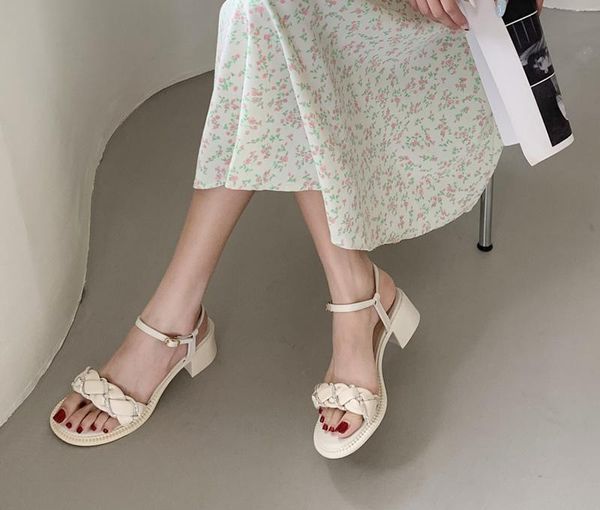 sandals women high heels summer fashion ladies open toe shoes chunky elegant beige buckle strap leather weave, Black
sandals women high heels summer fashion ladies open toe shoes chunky elegant beige buckle strap leather weave, Black