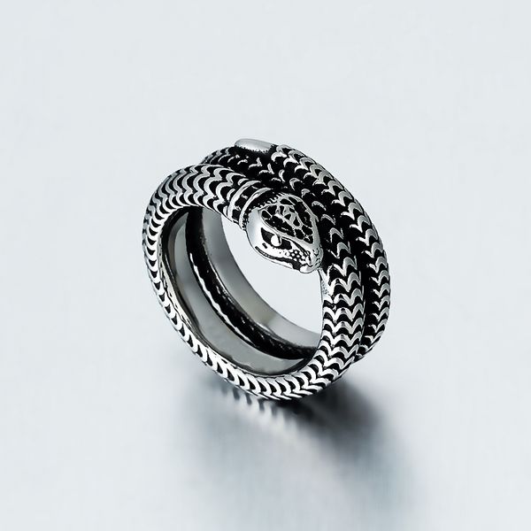 stainless steel snake band rings for women men jewelry hip pop silver ring with box
stainless steel snake band rings for women men jewelry hip pop silver ring with box