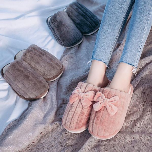 winter couples slippers soft warm plush for women men striped anti slip cute bow house slipper indoor bedroom shoe, Black
winter couples slippers soft warm plush for women men striped anti slip cute bow house slipper indoor bedroom shoe, Black