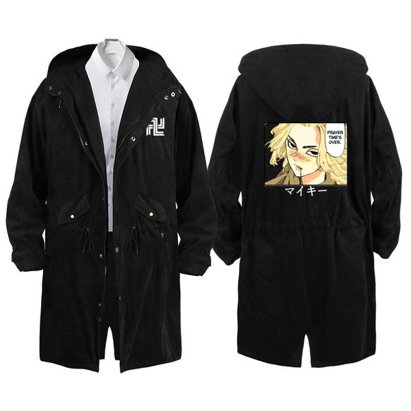 men's trench coats anime tokyo revengers men coat long casual double slim teenger breasted fashion windbreaker solid outwear color, Tan;black
men's trench coats anime tokyo revengers men coat long casual double slim teenger breasted fashion windbreaker solid outwear color, Tan;black