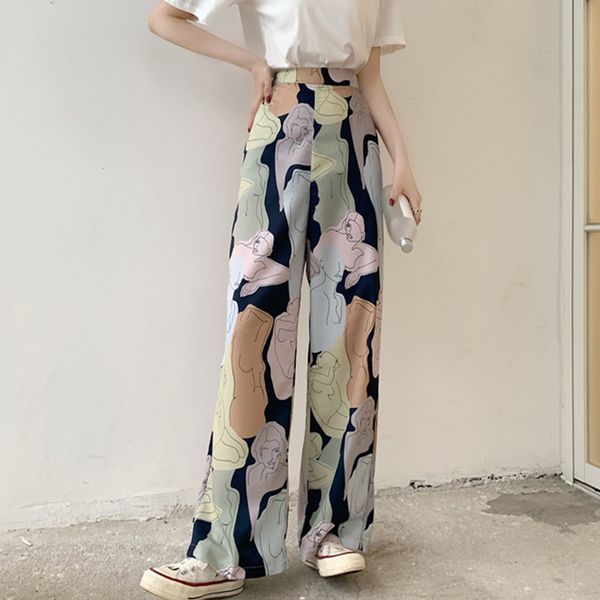 women's jumpsuits & rompers simple abstract printing wide leg pants for women spring summer fashion korean high waist trousers pan, Black;white
women's jumpsuits & rompers simple abstract printing wide leg pants for women spring summer fashion korean high waist trousers pan, Black;white