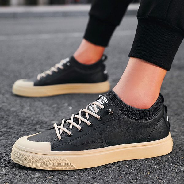 Spring classic high end fashion board shoes casual lace-up shoes Non-Slip Mens Casual Shoes Chaussure Homme Zapatos De Hombre, Black
Spring classic high end fashion board shoes casual lace-up shoes Non-Slip Mens Casual Shoes Chaussure Homme Zapatos De Hombre, Black