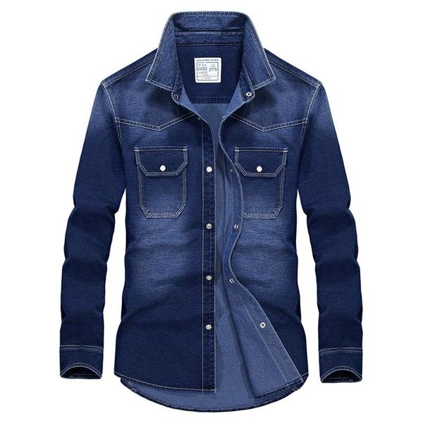 spring men casual brand cowboy cotton shirts autumn man fashion denim blue long sleeve shirt male clothing -4xl men's, White;black
spring men casual brand cowboy cotton shirts autumn man fashion denim blue long sleeve shirt male clothing -4xl men's, White;black