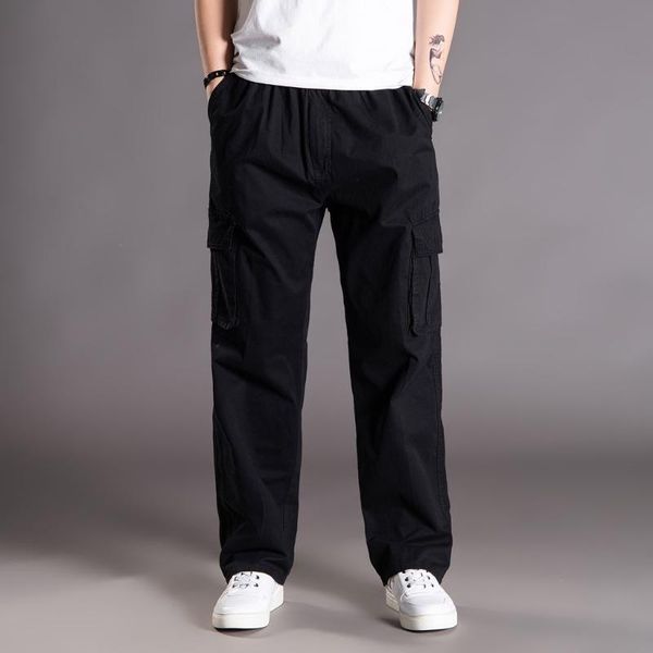men's pants men casual sweatpants fashion loose cargo plus size outdoors sports trousers jogging sport long pantalones hombre, Black
men's pants men casual sweatpants fashion loose cargo plus size outdoors sports trousers jogging sport long pantalones hombre, Black