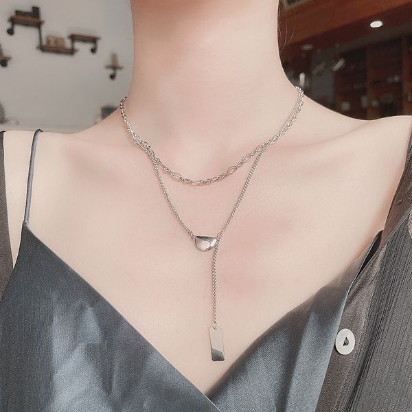 chaosheng s925 sterling silver double-layer splicing bean tassel necklace korean french minority light luxury style clavicle chain female
chaosheng s925 sterling silver double-layer splicing bean tassel necklace korean french minority light luxury style clavicle chain female