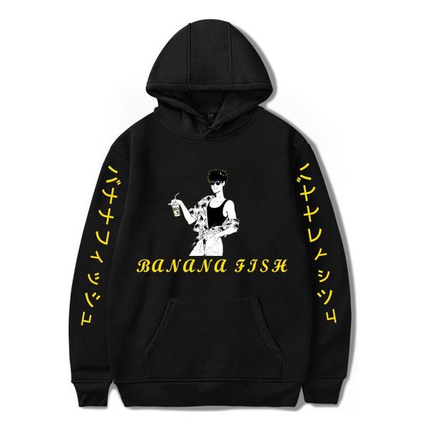 men's hoodies & sweatshirts harajuku banana fish printed fashion anime hoodie hooded pullover coat boys/girls sweatshirt streetwear a, Black
men's hoodies & sweatshirts harajuku banana fish printed fashion anime hoodie hooded pullover coat boys/girls sweatshirt streetwear a, Black
