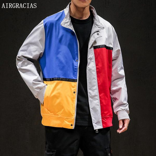 men's jackets airgracias jacket men autumn patchwork color 2021 mens oversize outerwear male streetwear clothes m-5xl, Black;brown
men's jackets airgracias jacket men autumn patchwork color 2021 mens oversize outerwear male streetwear clothes m-5xl, Black;brown