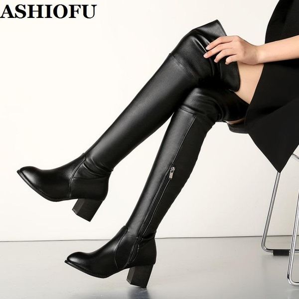 boots ashiofu handmade ladies chunky heel party prom over-knee-boots evening club fashion three colors winter long, Black
boots ashiofu handmade ladies chunky heel party prom over-knee-boots evening club fashion three colors winter long, Black