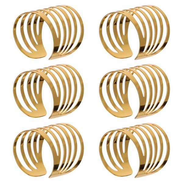 6pcs western restaurant napkin buckle wedding ring decoration (golden) rings
6pcs western restaurant napkin buckle wedding ring decoration (golden) rings