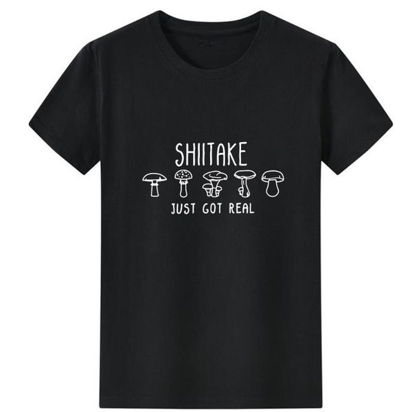 women's t-shirt shiitake just got real women all kinds of mushroom graphics tees harajuku print tshirt fashion wild top, White
women's t-shirt shiitake just got real women all kinds of mushroom graphics tees harajuku print tshirt fashion wild top, White