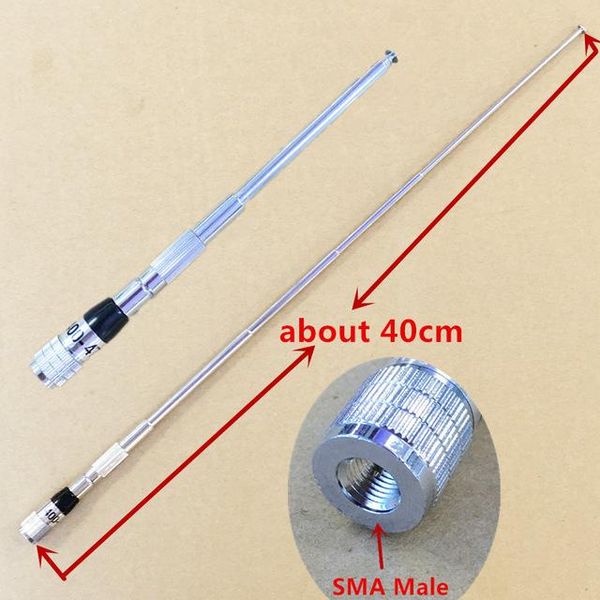 walkie talkie stainless flexibletelescope sma male antenna uhf 400-470mhz for yaesu,linton,tonfa,etc two way radio
walkie talkie stainless flexibletelescope sma male antenna uhf 400-470mhz for yaesu,linton,tonfa,etc two way radio