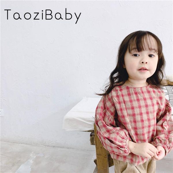 girl's shirt long sleeve spring and summer kids clothes 2021 baby bubble doll pink plaid shirts, White;black
girl's shirt long sleeve spring and summer kids clothes 2021 baby bubble doll pink plaid shirts, White;black