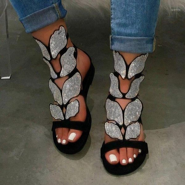 sandals 2021 luxury crystal women gladiator open toe back zipper ladies summer casual shoes rome style female flats1, Black
sandals 2021 luxury crystal women gladiator open toe back zipper ladies summer casual shoes rome style female flats1, Black