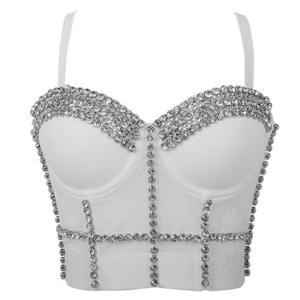 women's rhinestone diamond push up bustier crop camis clubwear punk beaded corset bra tank detachable sashes xs-l red blue white black
women's rhinestone diamond push up bustier crop camis clubwear punk beaded corset bra tank detachable sashes xs-l red blue white black