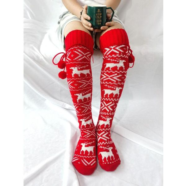 socks & hosiery girls ladies women christmas warm thigh high over the knee long cotton stockings knit decoration winter, Black;white
socks & hosiery girls ladies women christmas warm thigh high over the knee long cotton stockings knit decoration winter, Black;white