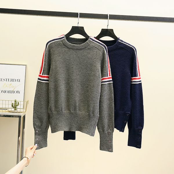 sweater y2k 2021 sweaters goth korean fashion long sleeve gothic kawaii winter clothes women knitting loose striped clothes, White;black
sweater y2k 2021 sweaters goth korean fashion long sleeve gothic kawaii winter clothes women knitting loose striped clothes, White;black