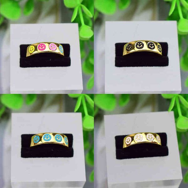 band european and american fashion smiley face jewelry dripping luxury ring, Silver
band european and american fashion smiley face jewelry dripping luxury ring, Silver