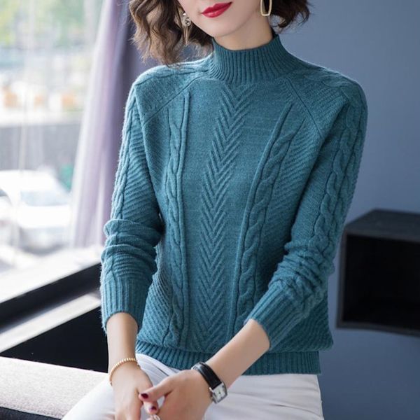peonfly new 2021 autumn winter women knitted turtleneck sweater casual soft jumper fashion slim femme elastic pullovers ladies, White;black
peonfly new 2021 autumn winter women knitted turtleneck sweater casual soft jumper fashion slim femme elastic pullovers ladies, White;black