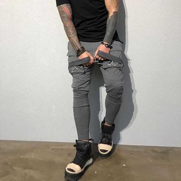 men's pants 2021 sports fitness running pocket design cotton overalls hip hop casual leggings, Black
men's pants 2021 sports fitness running pocket design cotton overalls hip hop casual leggings, Black