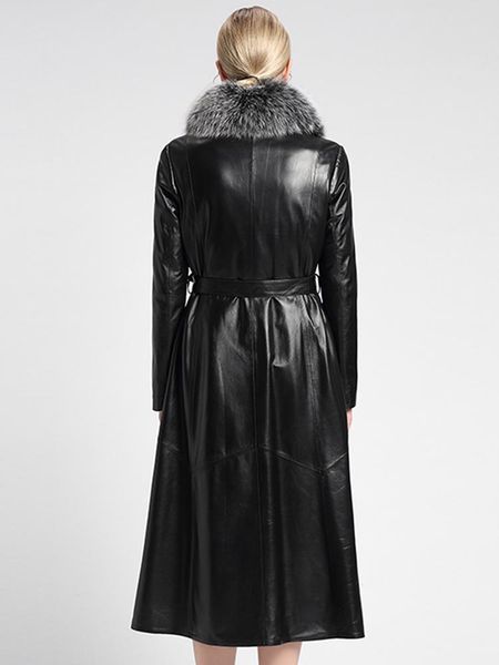 women's leather & faux down jacket women genuine clothes 2021 autumn winter sheepskin coat real fur collar luxury jackets x-142, Black
women's leather & faux down jacket women genuine clothes 2021 autumn winter sheepskin coat real fur collar luxury jackets x-142, Black
